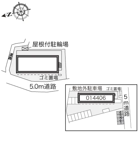 ★手数料０円★広島市東区戸坂惣田１丁目　月極駐車場（LP）